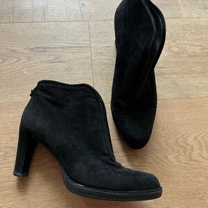 Stuart Weitzman suede booties